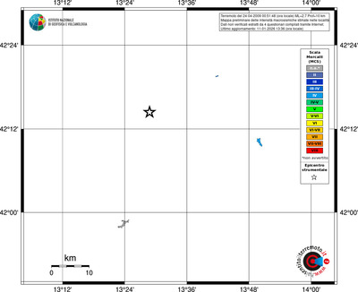 Mappa MCS - territori località