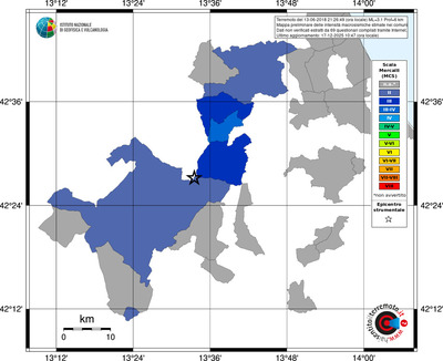 Mappa MCS - territori comuni