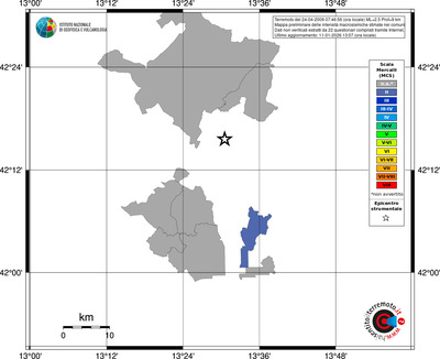 Mappa MCS - territori comuni
