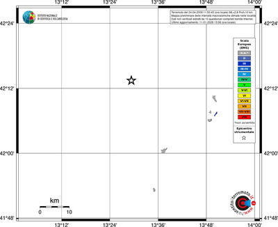 Mappa EMS - territori località