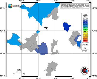 Mappa MCS - territori comuni