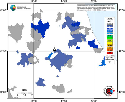 Mappa MCS - territori comuni