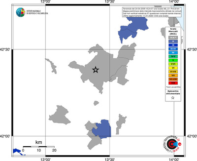 Mappa MCS - territori comuni