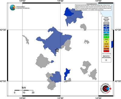 Mappa MCS - territori comuni