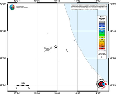 Mappa EMS - territori località