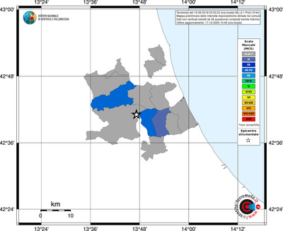 Mappa MCS - territori comuni