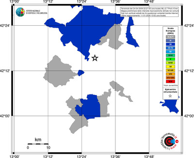 Mappa EMS - territori comuni