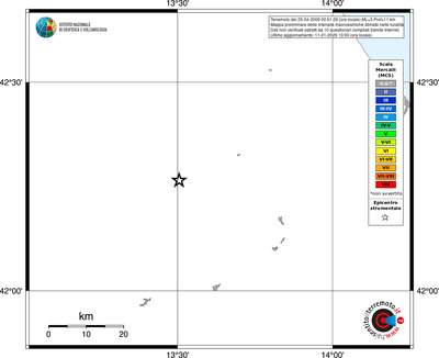 Mappa MCS - territori località