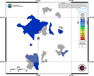 Mappa MCS - territori comuni