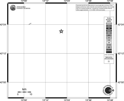 Mappa EMS - territori località
