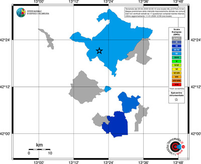 Mappa EMS - territori comuni