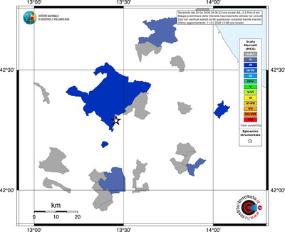 Mappa MCS - territori comuni