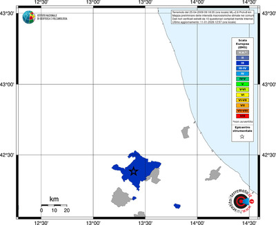 Mappa EMS - territori comuni