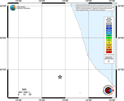 Mappa MCS - territori località