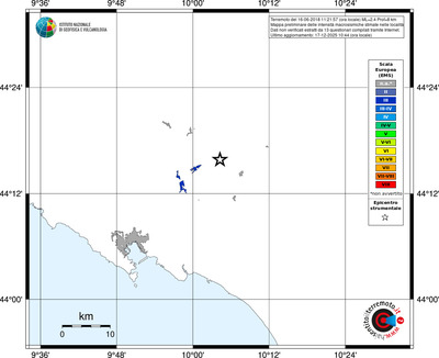 Mappa EMS - territori località
