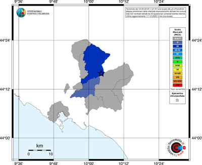 Mappa MCS - territori comuni