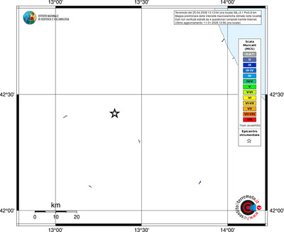 Mappa MCS - territori località