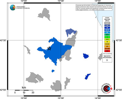 Mappa MCS - territori comuni