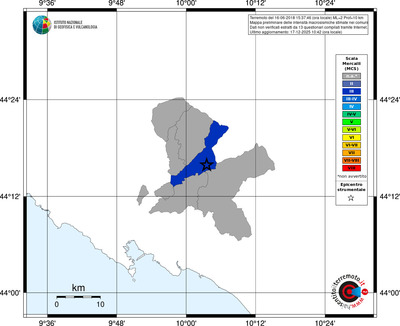 Mappa MCS - territori comuni