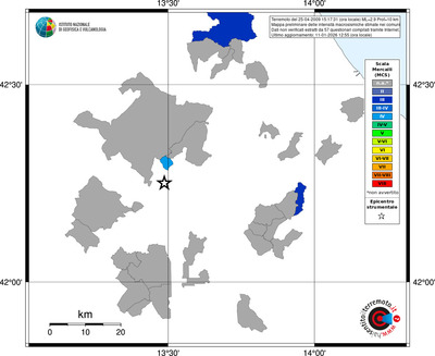 Mappa MCS - territori comuni