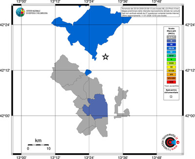 Mappa MCS - territori comuni