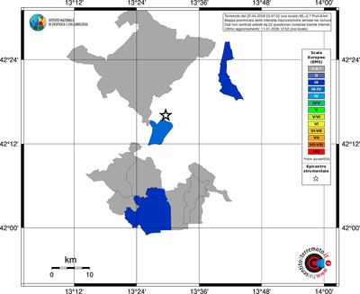 Mappa EMS - territori comuni