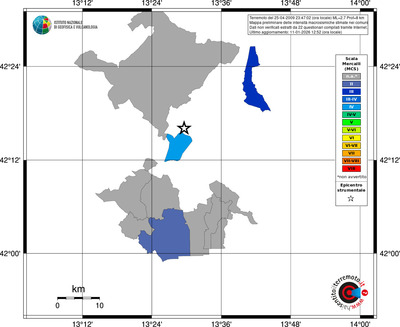 Mappa MCS - territori comuni