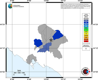 Mappa MCS - territori comuni