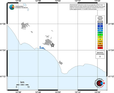 Mappa MCS - territori località