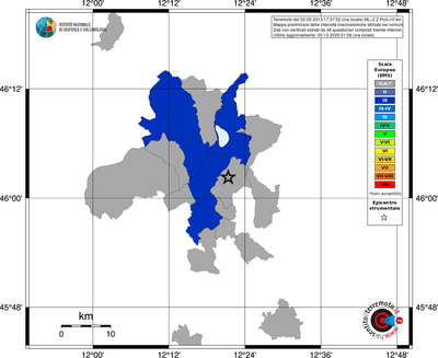 Mappa EMS - territori comuni
