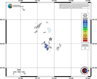 Mappa MCS - territori località