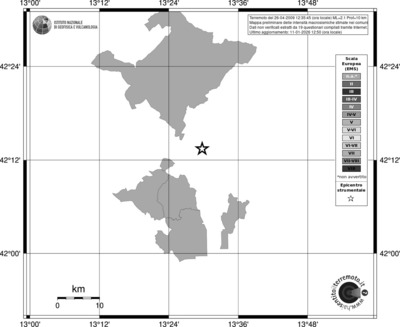 Mappa EMS - territori comuni