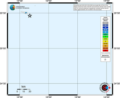Mappa MCS - territori località