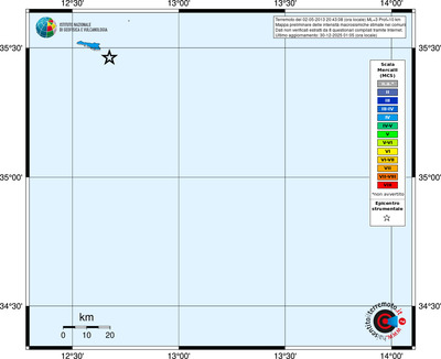 Mappa MCS - territori comuni