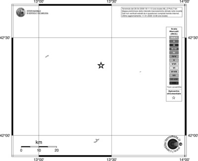 Mappa MCS - territori località