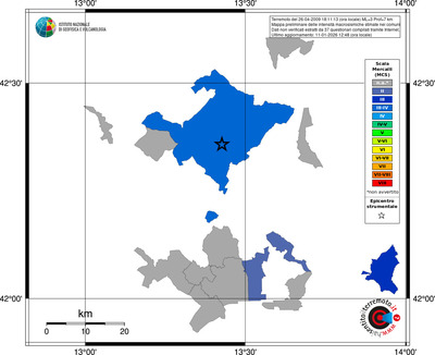 Mappa MCS - territori comuni