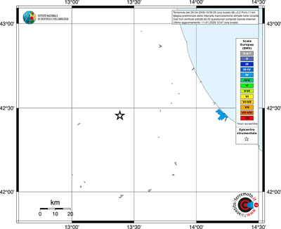 Mappa EMS - territori località