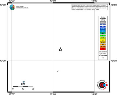 Mappa EMS - territori località