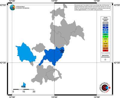 Mappa EMS - territori comuni