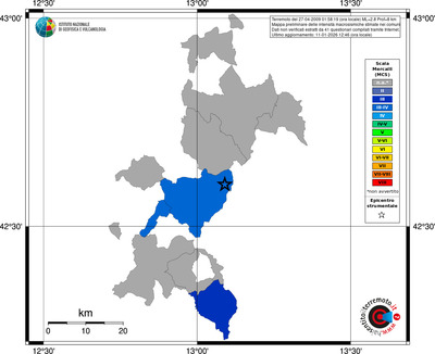 Mappa MCS - territori comuni