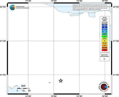 Mappa EMS - territori località