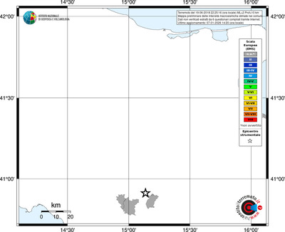 Mappa EMS - territori comuni