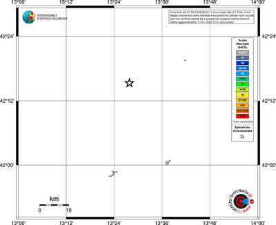 Mappa MCS - territori località
