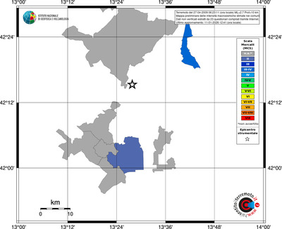 Mappa MCS - territori comuni
