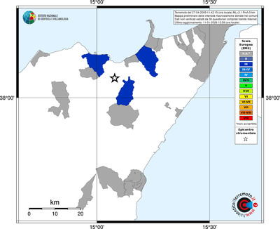 Mappa EMS - territori comuni
