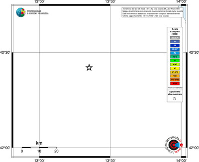 Mappa EMS - territori località