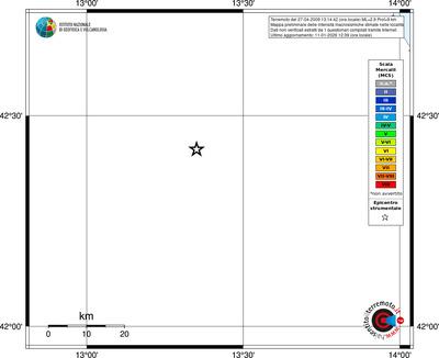 Mappa MCS - territori località