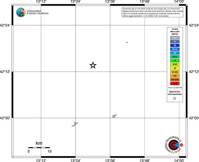 Mappa MCS - territori località