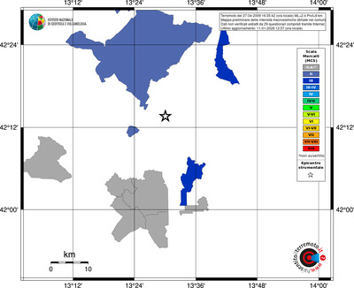 Mappa MCS - territori comuni