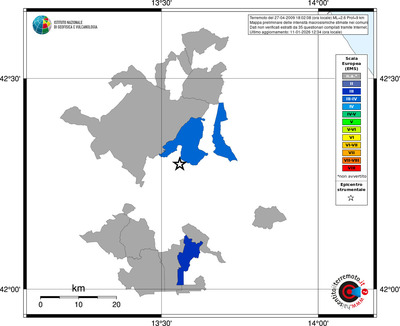 Mappa EMS - territori comuni